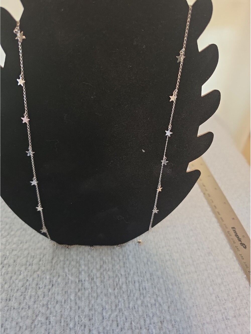 Cookie Lee Silver Tone Star Necklace